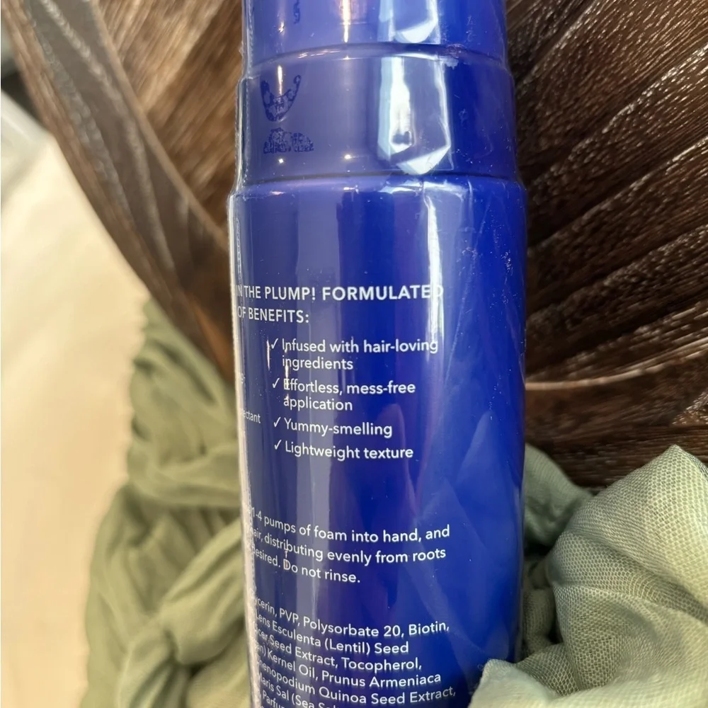 Nakery Beauty Bombshell Burst Plump Lift Hair Styling Foam Full Size 6.76oz